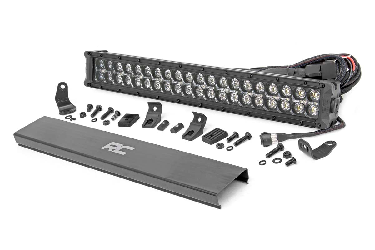 Rough Country - 20 Inch Black Series LED Light Bar - Dual Row