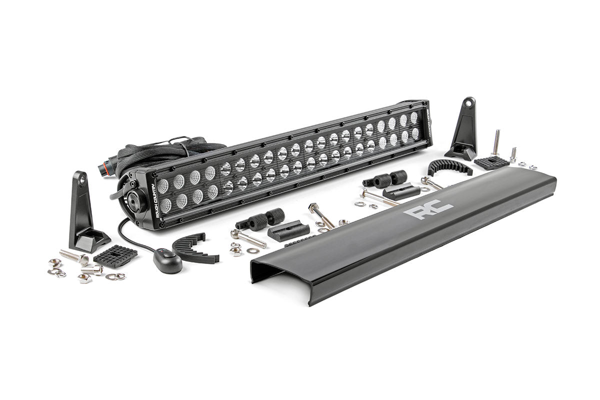 Rough Country - 20 Inch Black Series LED Light Bar - Dual Row