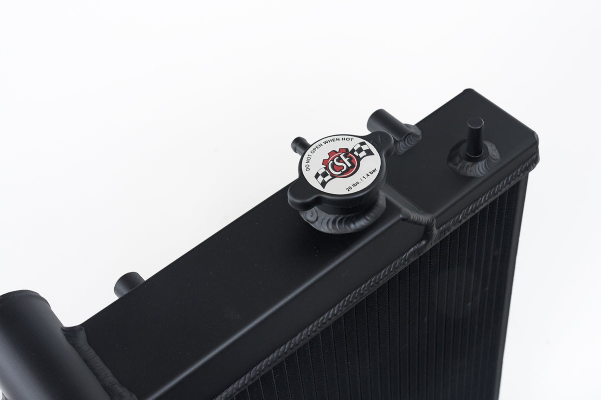 CSF 08-21 Subaru WRX/STI 2-Row 42mm Race-Spec All Aluminum Radiator - Black - 7095B