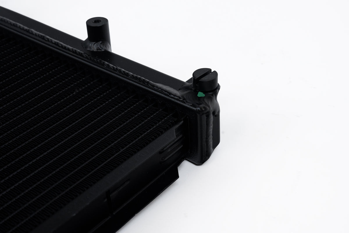 CSF 08-21 Subaru WRX/STI 2-Row 42mm Race-Spec All Aluminum Radiator - Black - 7095B
