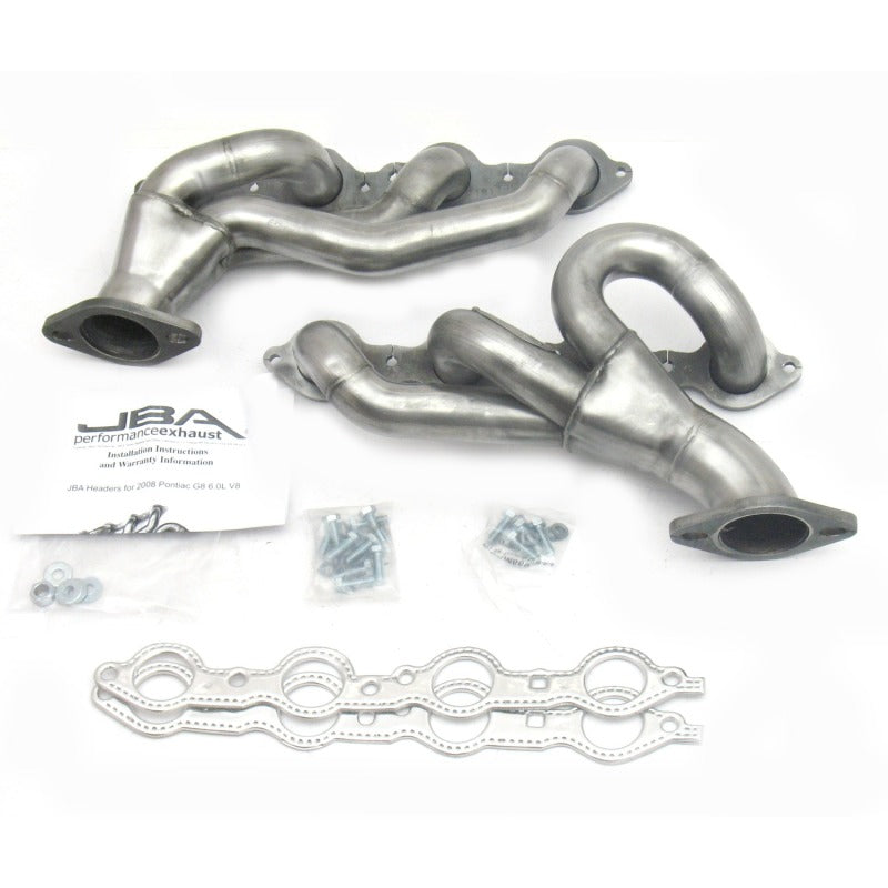 JBA 08-09 Pontiac G8 6.0/6.2L LS 1-3/4in Primary Raw 409SS Cat4Ward Header - 1811S