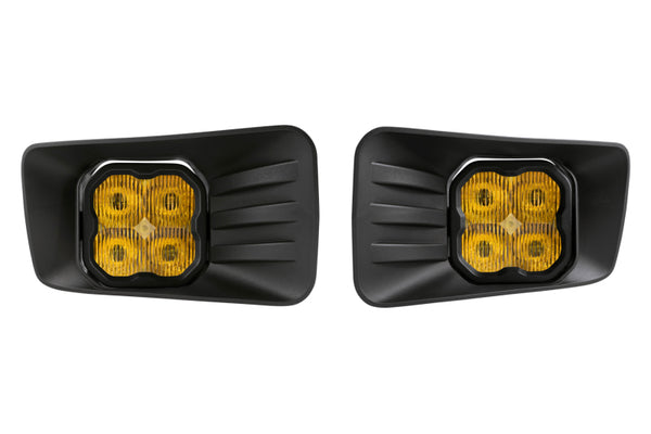Diode Dynamics SS3 Type CH LED Fog Light Kit Pro ABL - Yellow SAE Fog - DD7306 for 2007-2020 Chevrolet Tahoe - front view