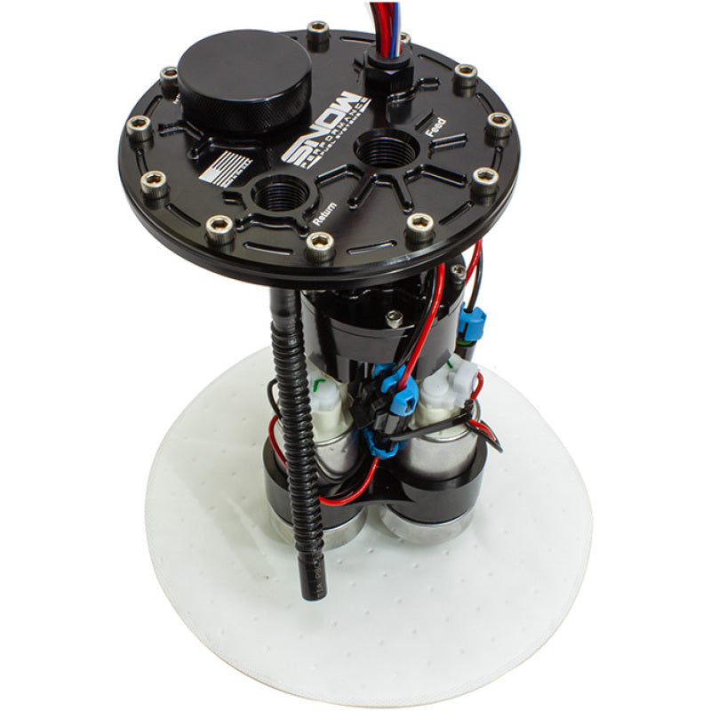 Snow Performance Universal 10 Gallon 12 Hole Fuel Cell Hat Xtreme Version (3 Pump) - SNF-52900X