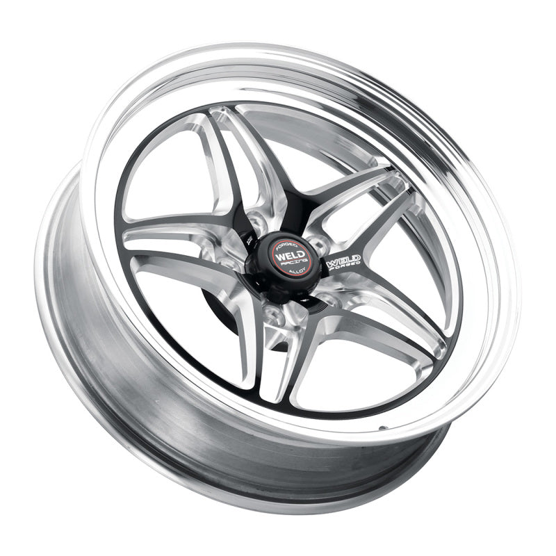 Weld S81 18x5 / 5x120 BP / 2.1in. BS (-23mm Offset) Black Wheel 3.18 ID (High Pad) - Non-Beadlock - 81HB8050N21A