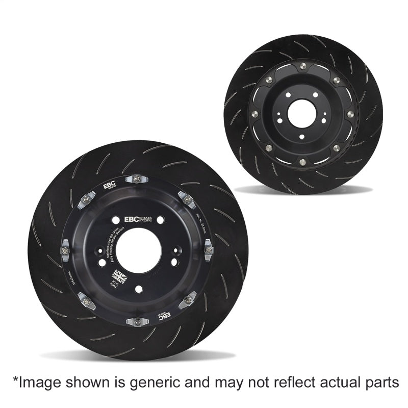EBC Racing 00-07 BMW M3 E46 3.2L Front 355mm 2 Pc Rotor Replacement (Pair) - SG2FK-053