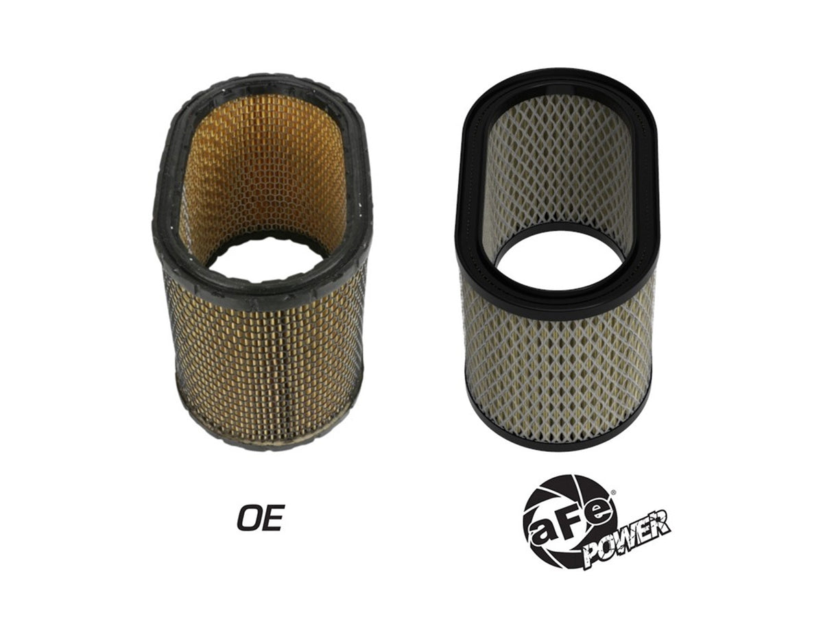 afe Magnum FLOW Round Racing Air Filter Fits Weber IDA 48 Carburetors (6 IN Height) - 71-90012