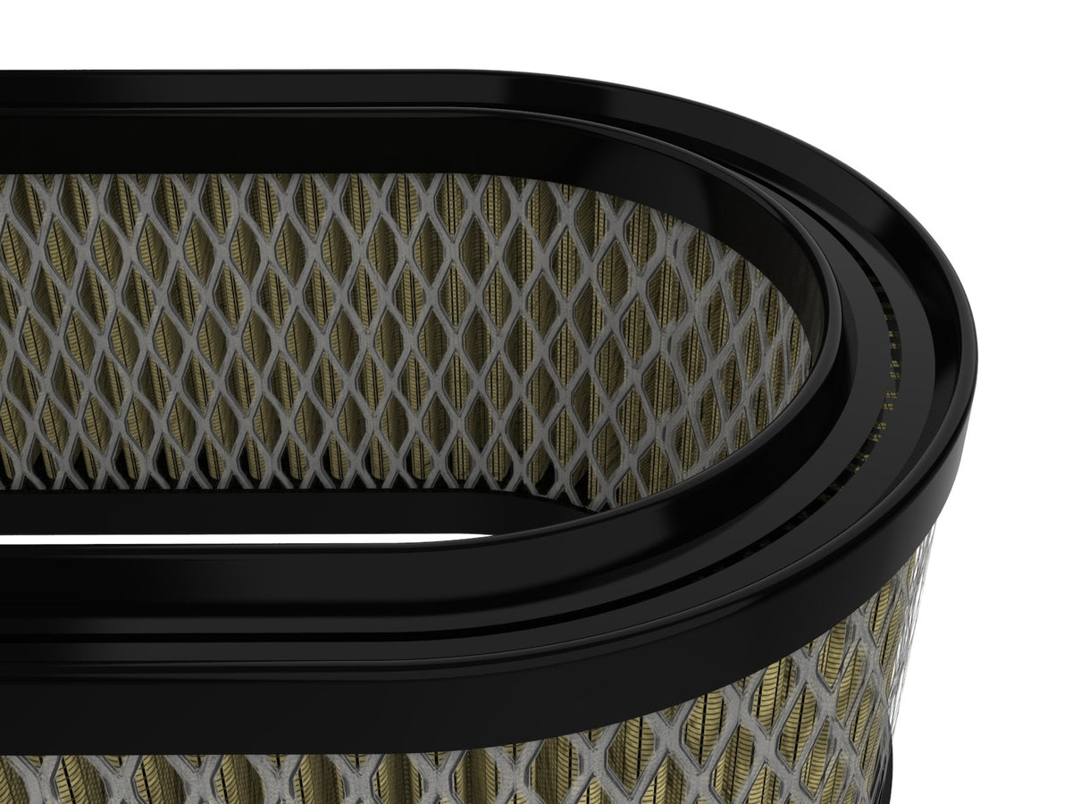 afe Magnum FLOW Round Racing Air Filter Fits Weber IDA 48 Carburetors (3-1/4 IN Height) - 71-90013
