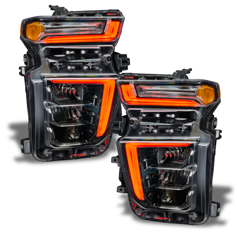 Oracle 20-21 Chevy Silverado HD 2500/3500 RGB+W Headlight DRL Upgrade Kit - ColorSHIFT SEE WARRANTY - 1452-330