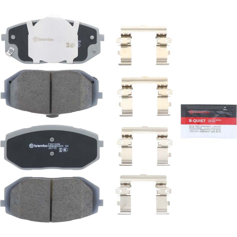 Brembo OE 22-24 Hyundai Ioniq 5/Tucson/Kia EV6/23-24 Sportage PRIME Ceramic Brake Pad - Front - P30140N