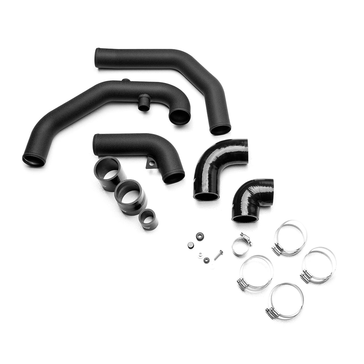 Cobb 08-14 Subaru STi Front Mount Intercooler Kit - Black - 715500-BK