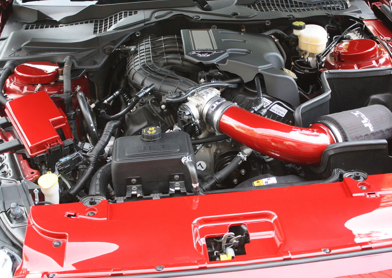 Clearance - J&amp;L 11-17 Ford Mustang V6 Passenger Side Oil Separator 3.0 - Black Anodized
