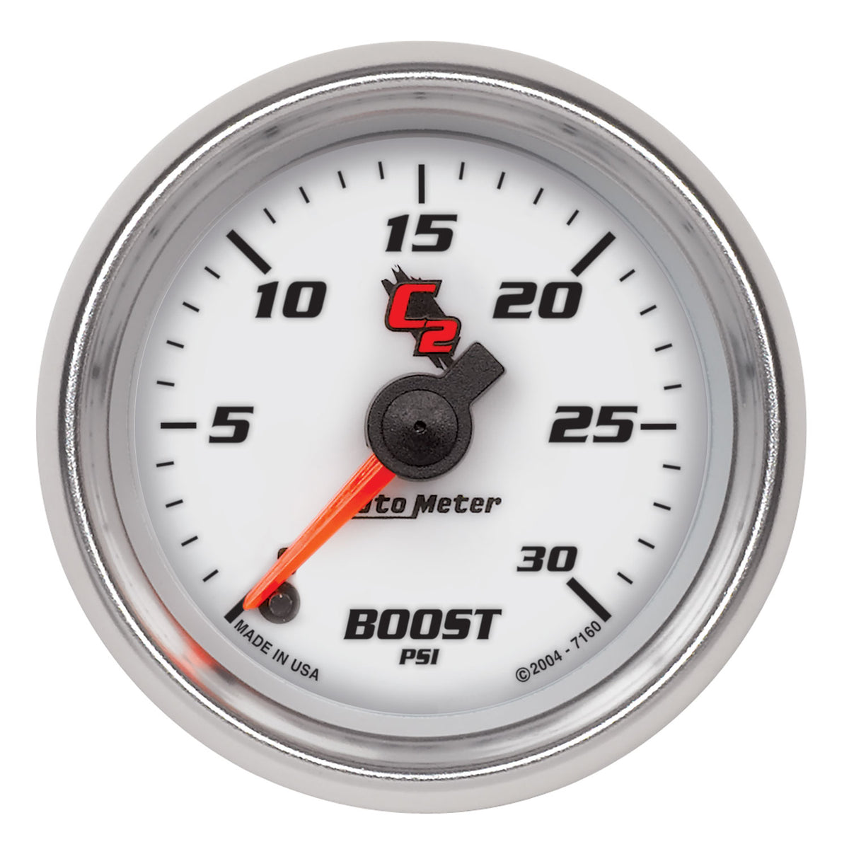 Autometer C2 52mm 30 PSI Electronic Boost Gauge - 7160