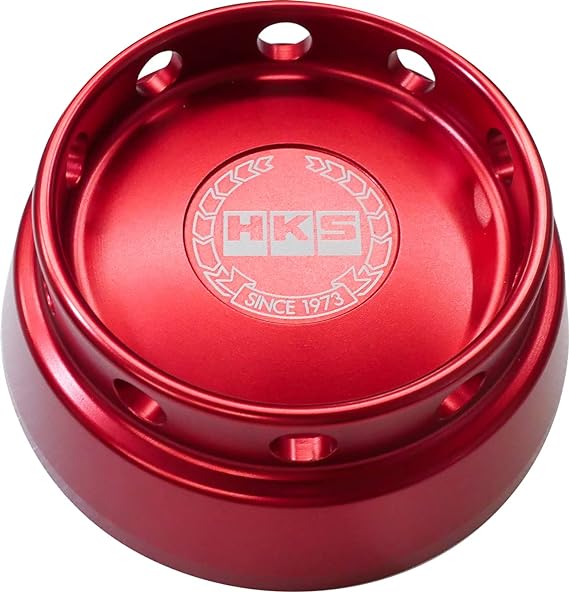HKS BMW Type 4 Oil Filler Cap Cover - 24003-LB004 for 2014-2021 BMW 2 Series - front view