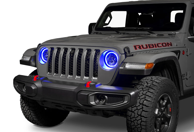 Oracle Jeep Wrangler JL/Gladiator JT 7in. High Powered LED Headlights (Pair) - Dynamic SEE WARRANTY - 5769J-332