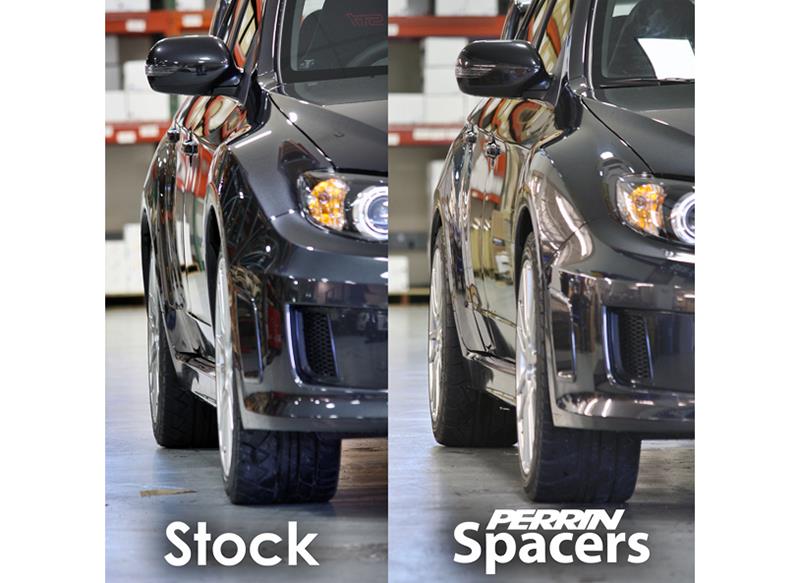 Perrin Subaru 5x114.3 15mm Wheel Spacers (One Pair) - PSP-WHL-115BK