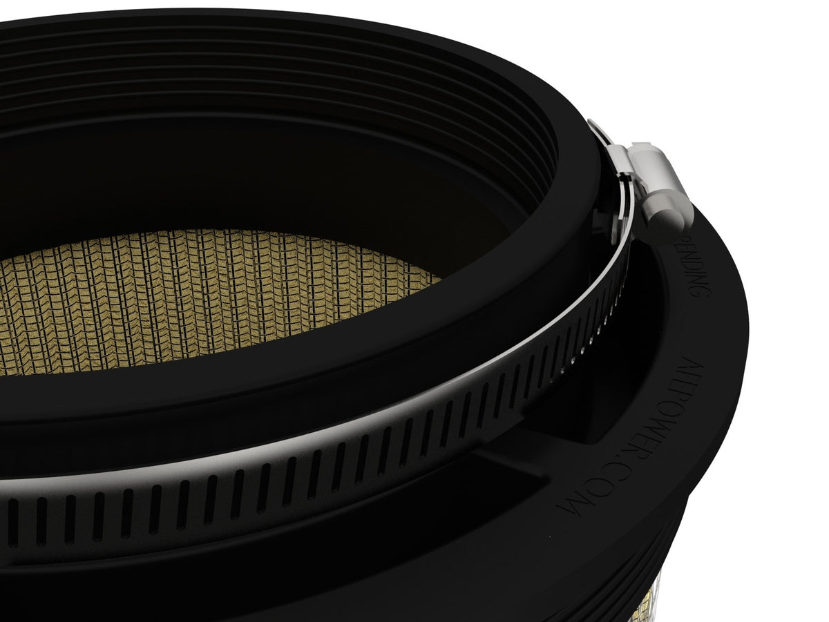 aFe MagnumFLOW Air Filter Pro DRY S 6in Flange x 8 1/8in Base/Top (INV) x 9in H - 72-91059