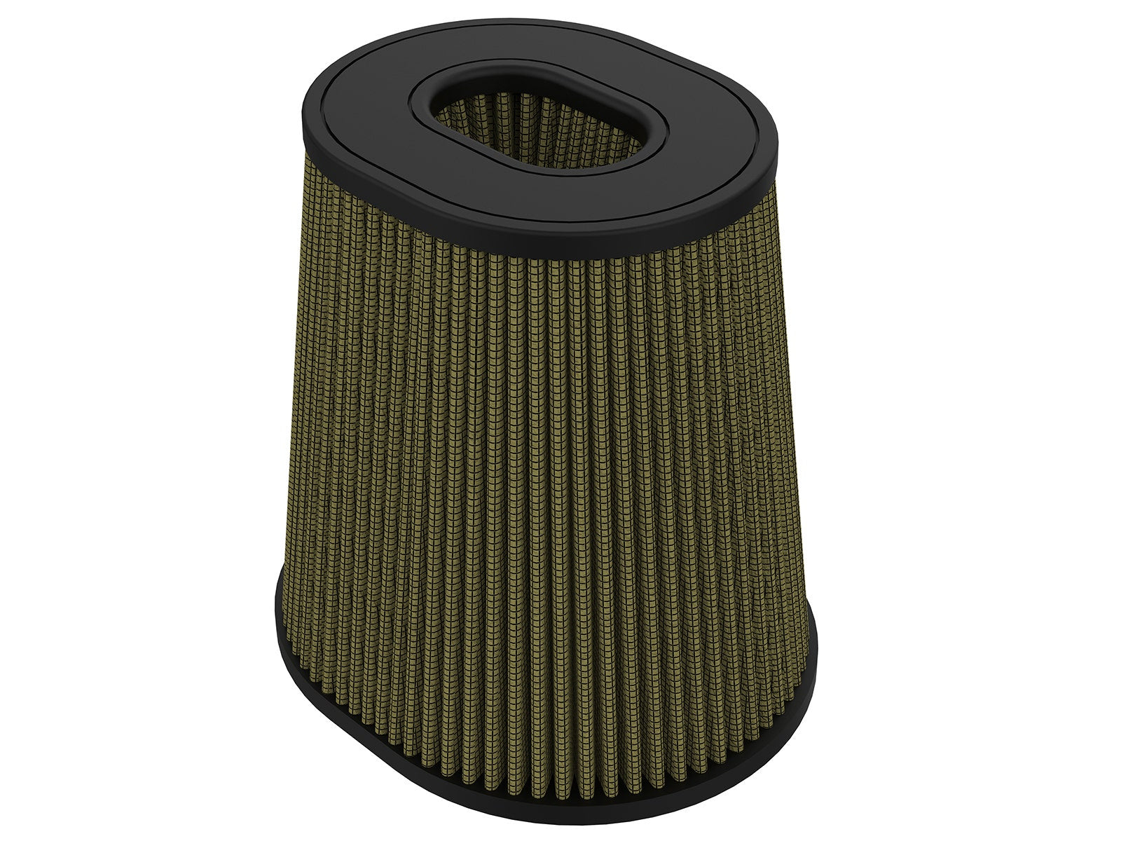 aFe Magnum FLOW Pro GUARD 7 Replacement Air Filter 4.5 F / (9x7.5) B / (6.75 x 5.5) T (Inv) / 9in. H - 72-91127