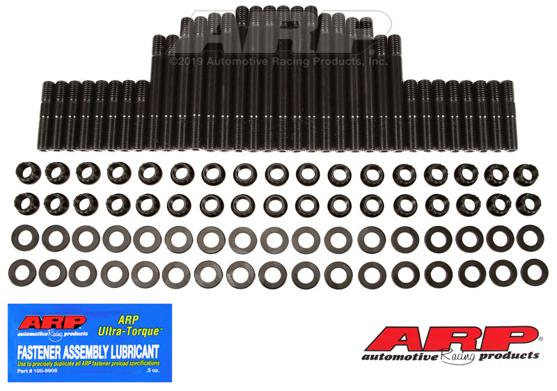 ARP SB Chevy, w/-12 rollover Brodix angle mill MX, head stud kit - 234-4311