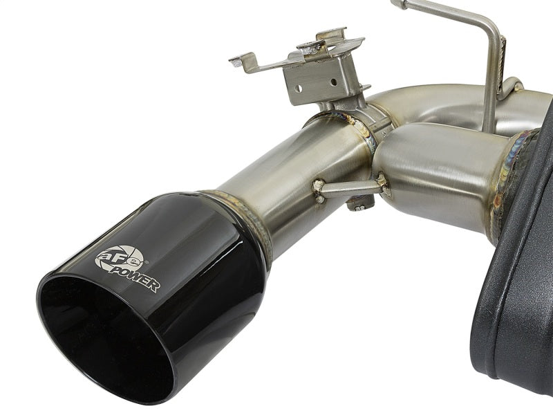 aFe MACH Force-Xp 3in 304 SS Cat-Back Exhaust w/ Black Tips 12-15 BMW 335i (F30) L6 3.0L (t) N55 - 49-36340-B