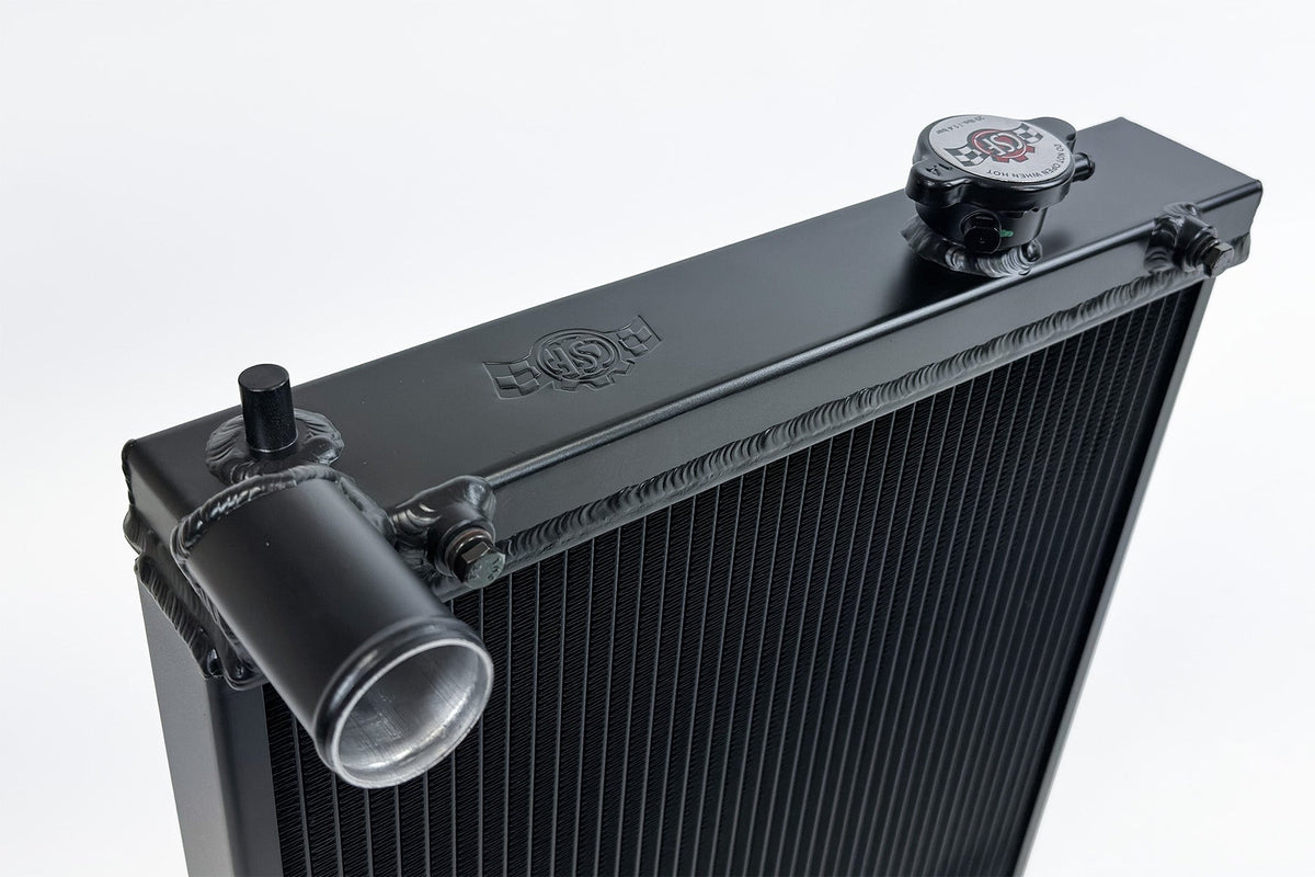 CSF 03-07 Mitsubishi Lancer EVO 7/8/9 1/2 Size Radiator - Black - 7228B