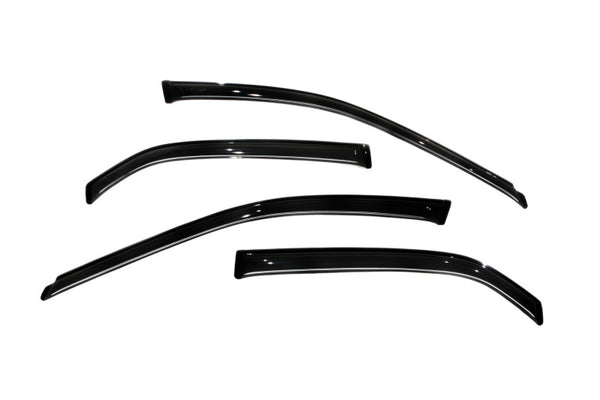 AVS 98-02 Honda Accord Ventvisor Outside Mount Window Deflectors 4pc - Smoke - 94959 for 1998-2002 Honda Accord - front view