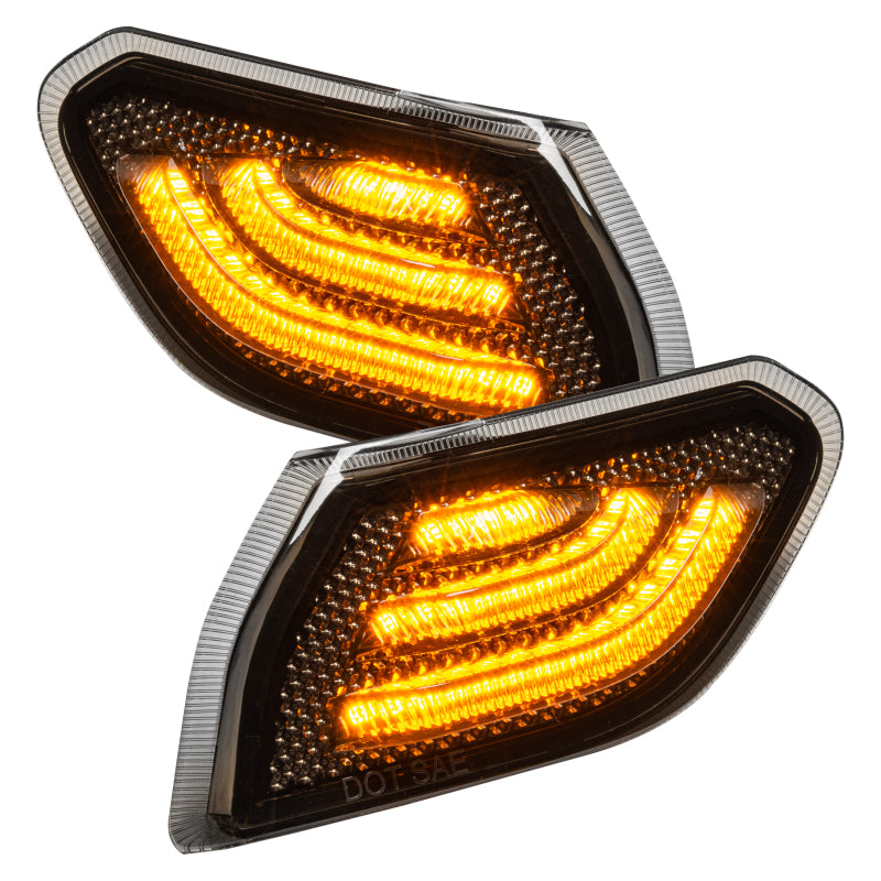 Oracle Jeep Wrangler JL Smoked Lens LED Front Sidemarkers SEE WARRANTY - 5853-504