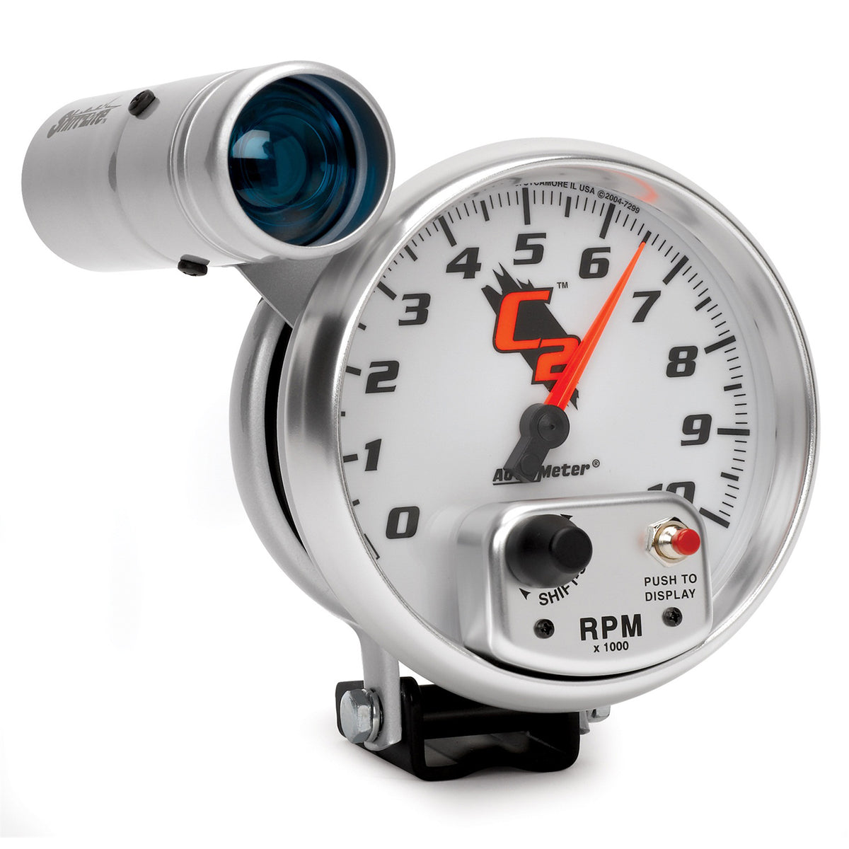 Autometer C2 5 inch 10000 RPM Shift-Lite Tach - 7299