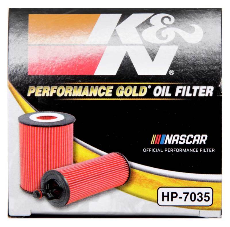 K&N Performance Oil Filter for 15-16 Hyundai Genesis Sedan 3.8L V6 - HP-7035 for 2020-2025 Hyundai Palisade - rear view