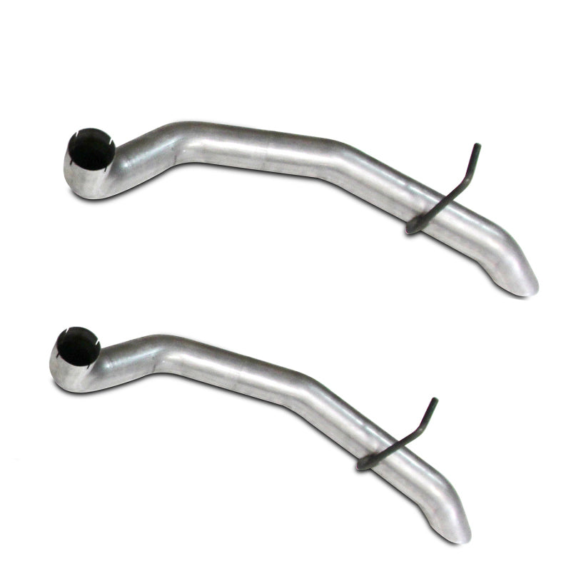 BBK 87-93 Mustang GT Cat Back Kit Varitune Mufflers - Aluminized turn downs - 3002
