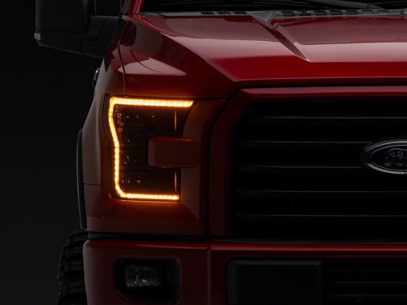 Raxiom 15-17 Ford F-150 CXR Series LED Headlights- Black Housing- Clear Lens - T596985 - close-up view 6
