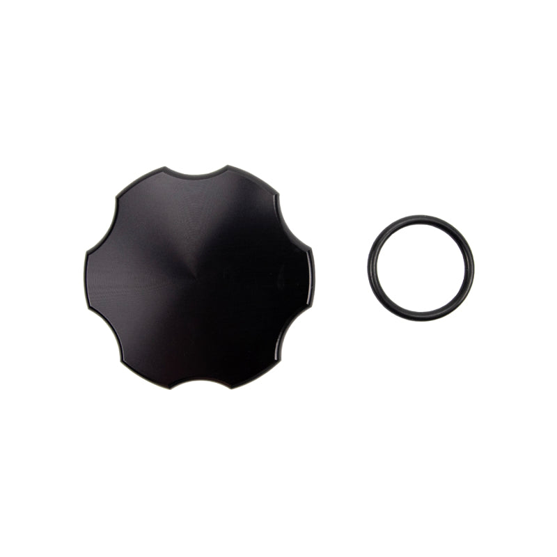 Wehrli 11-25 Ford Power Stroke 6.7L Billet Oil Fill Cap - Black Anodized - WCF100289