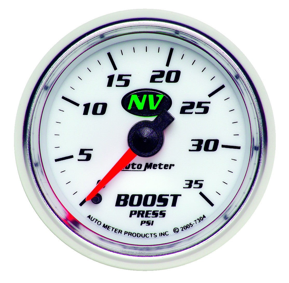 Autometer NV 52mm 0-35 PSI Boost Mechanical Gauge - 7304