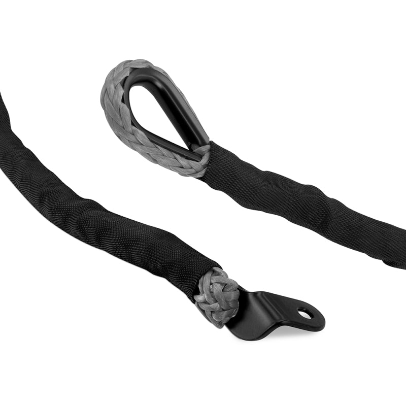 Borne Off-Road Synthetic Rope - 3/8in x 85ft - Grey - BNWN-SR-38-85GR