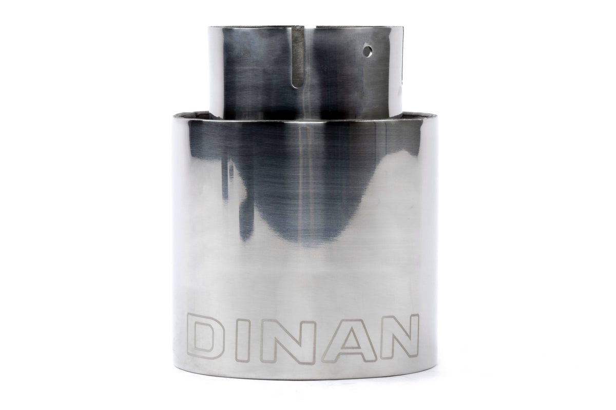 Dinan - Double-Walled 4" Clamp-On Exhaust Tip (Polished) - D663-0637-BOX