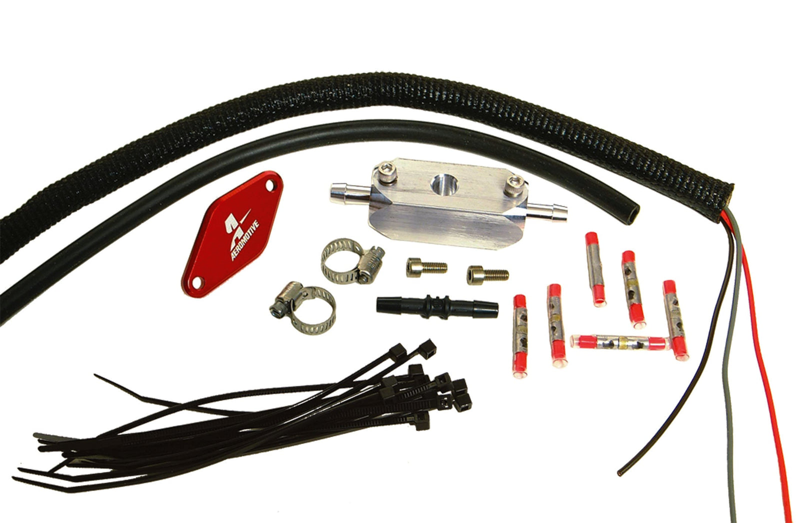 Aeromotive 98.5-04 Ford 4.6 L Fuel Pressure Sensor Relocation Kit - 17114