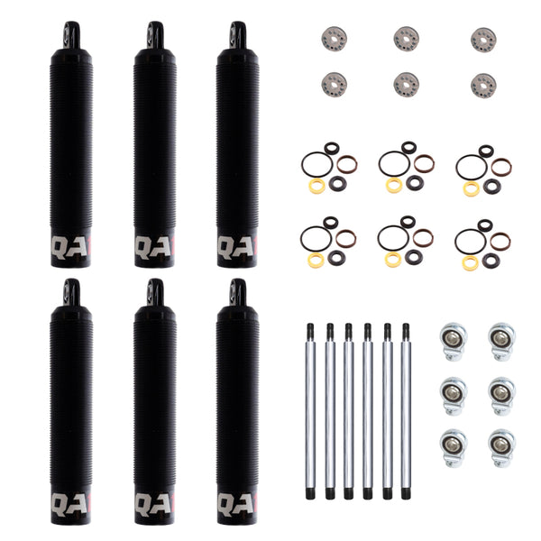 QA1 22.25 Eye-B/Eye-B V-None Dry LD Piston Shock Large Aluminum Coilover 14.38 - 6 Pack - 6Q8LD-DRY-6PK by QA1 - front view