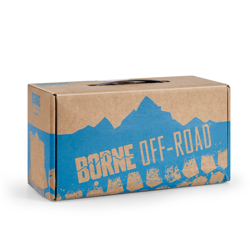 Borne Off-Road Medium-Duty Ratchet Tie-Down Kit (4-Pack) Blue - BNRTC-TDMD-4BL