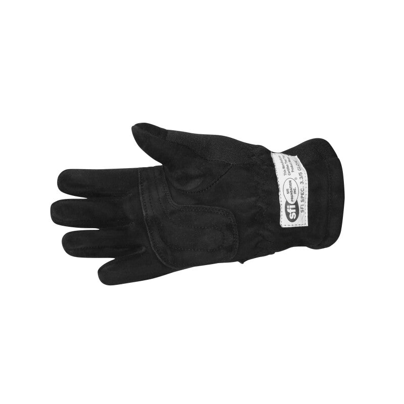 RaceQuip Black 2-Layer SFI-5 Glove Kid - Small K8 - 3550092RQP