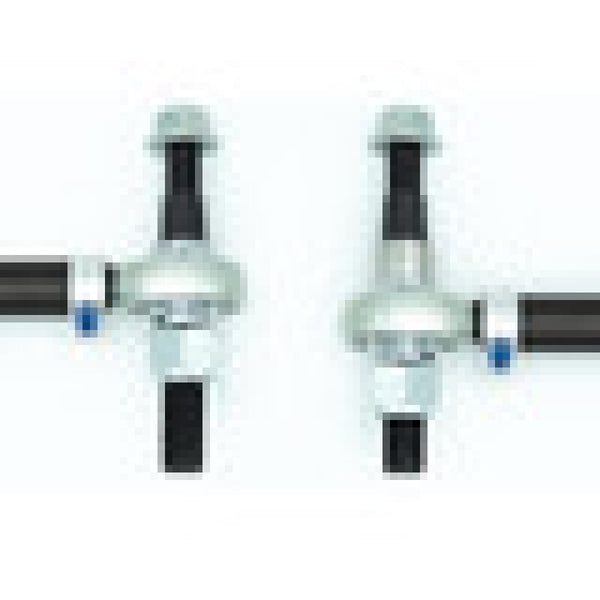 SPL Parts Porsche 996/997 Rear Toe Arms with Toe Eccentric Lockouts - SPL RTAEL 996 for 1999-2013 Porsche 911 - front view