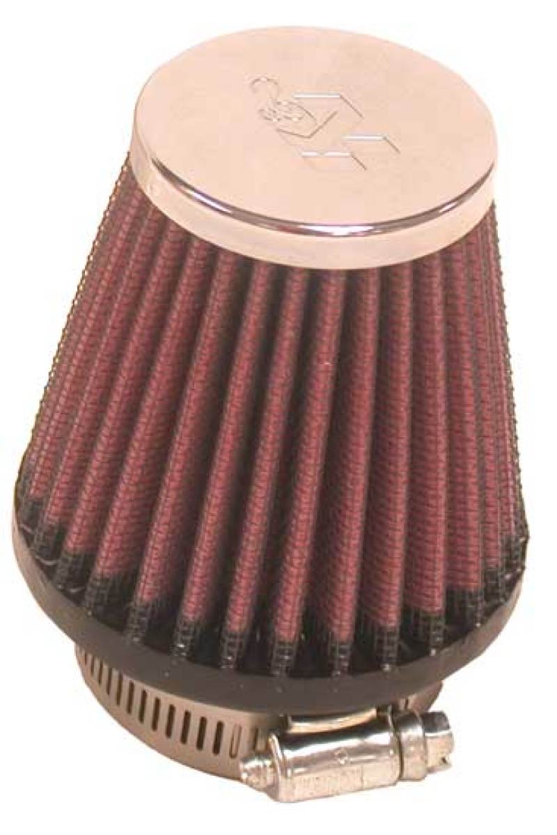 K&amp;N Universal Clamp-On Air Filter 1 7/8 in FLG / 3in B / 2in T / 3in H - RC-1090