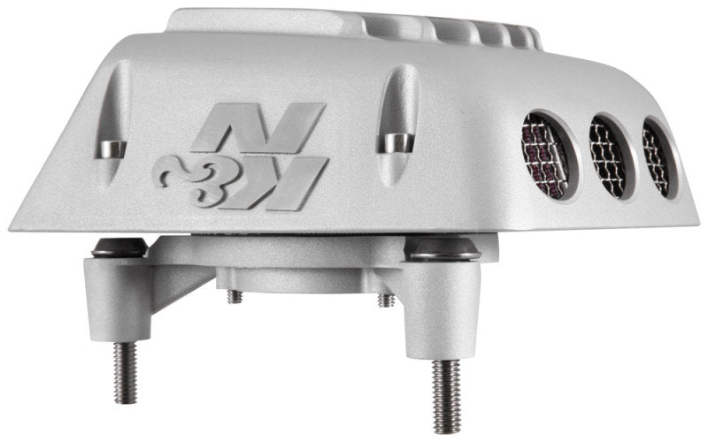 K&amp;N Street Metal Intake System - Shaker Touring 2017 Silver Intake System-Harley Davidson - RK-3955S