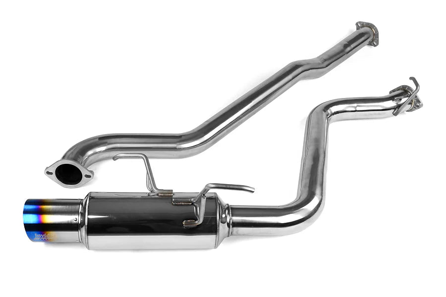 Invidia 08-09 WRX Sedan 76mm (101mm tip) RACING Titanium Tip Cat-back Exhaust