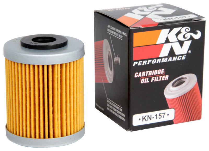 K&N Oil Filter 1.625in OD x 2.063in H for 99-07 KTM 250/400/450/520/525/540/625/660/690 (2nd Filter) - KN-157