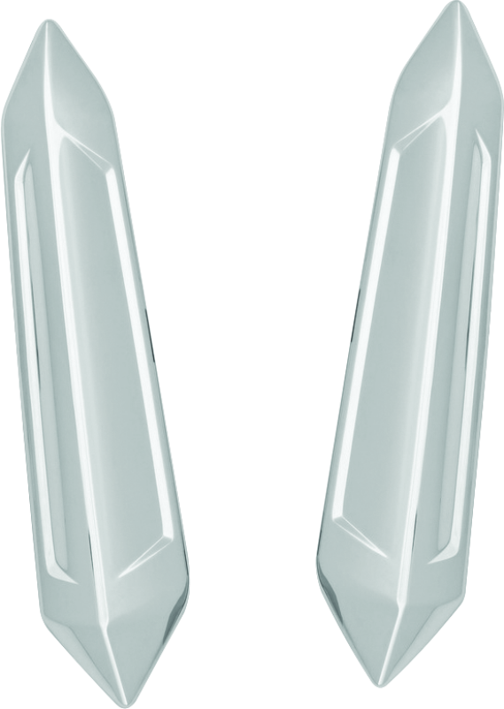 Kuryakyn Omni Windshield Trim For GL1800 Chrome - 3277 - front view