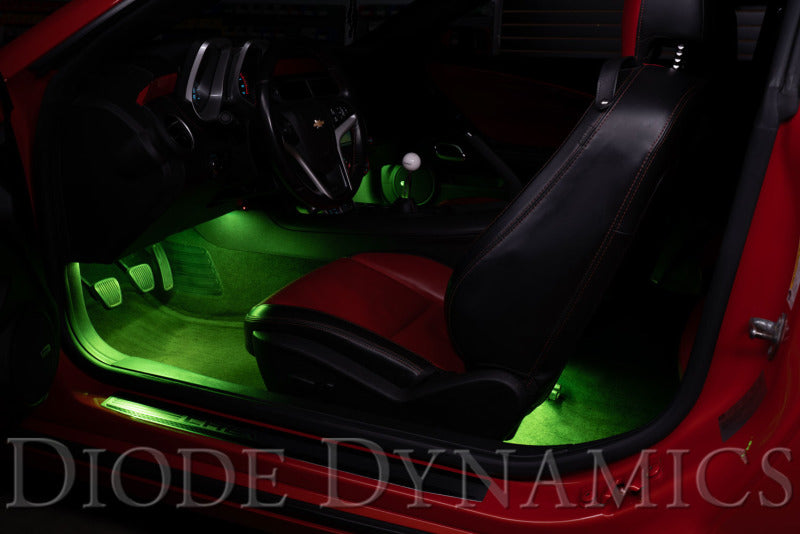 Diode Dynamics RGBW Footwell Strip Kit 4pc Multicolor - DD0443