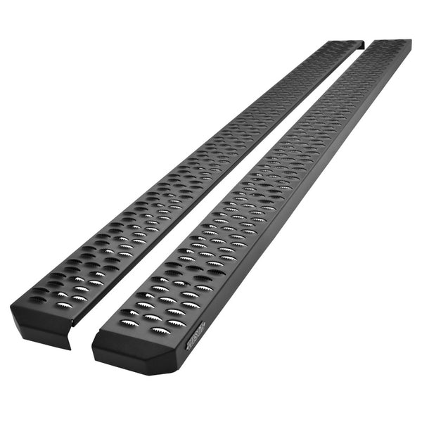 Westin Grate Steps Running Boards 83 in - Textured Black - 27-74765 for 2006-2014 Honda Ridgeline - front view