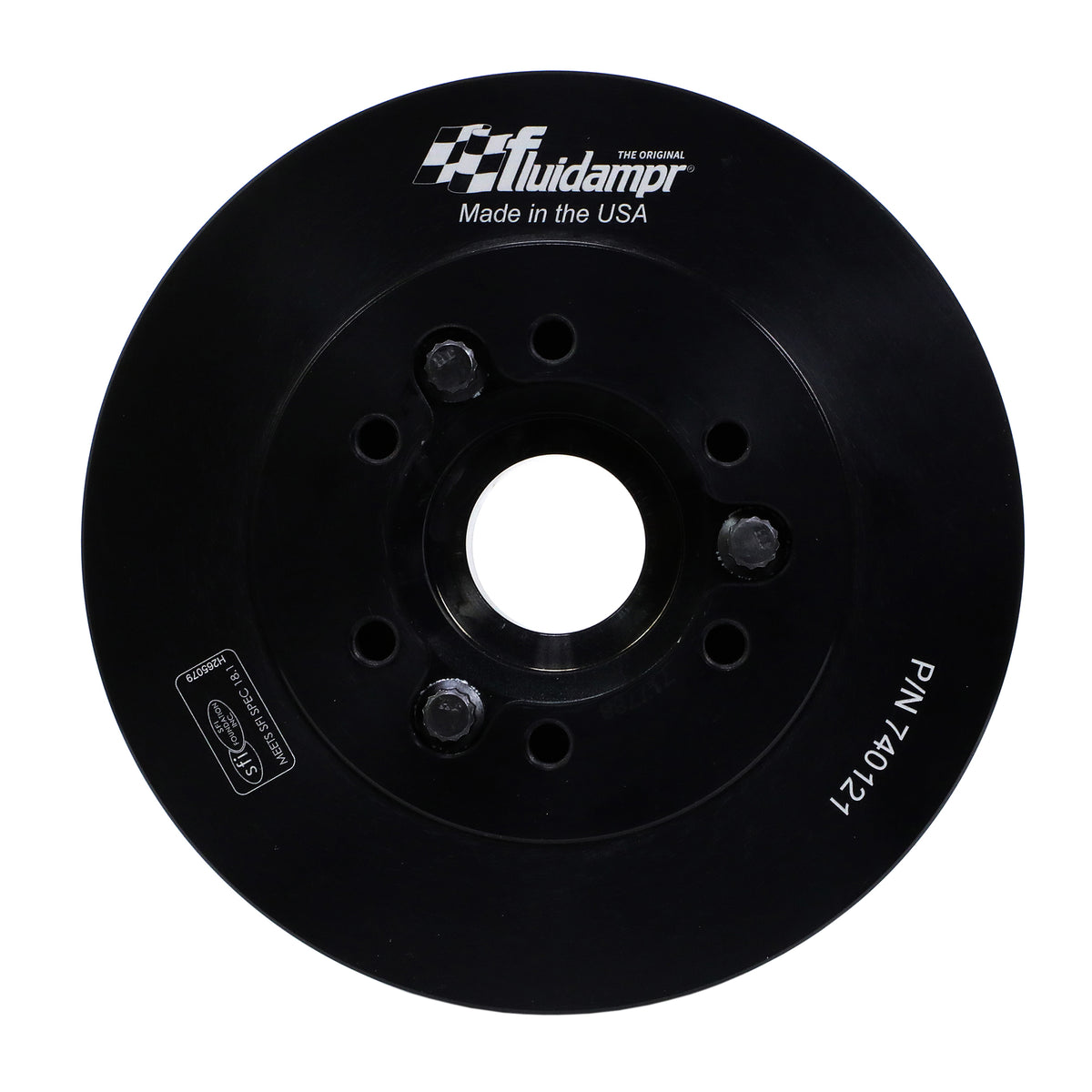 Fluidampr Chevy LS1 / LS6 Corvette Steel Internally Balanced Damper - 740121 for 1997-2013 Chevrolet Corvette - front view