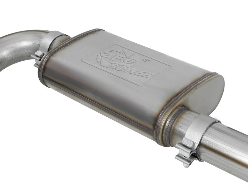 aFe MACH Force-XP 3in 409 SS Cat-Back Exhaust w/ Polished Tip 17-19 GM Colorado/Canyon V6-3.6L - 49-44096-P