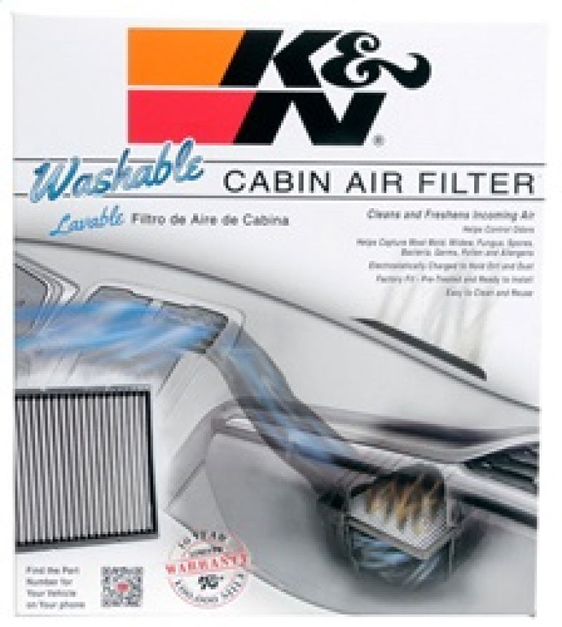 K&N 04-13 Chevy Impala Cabin Air Filter - VF3000 for 2000-2013 Chevrolet Impala - additional view
