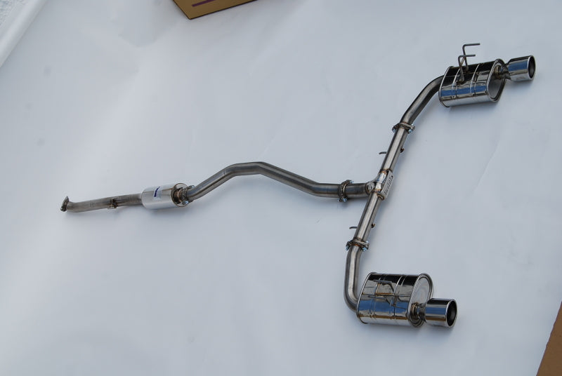 Invidia 2022+ Honda Civic Si (1.5T) 70mm Q300 Cat Back Exhaust - Rolled SS Tips - HS22HS4QD1RSL